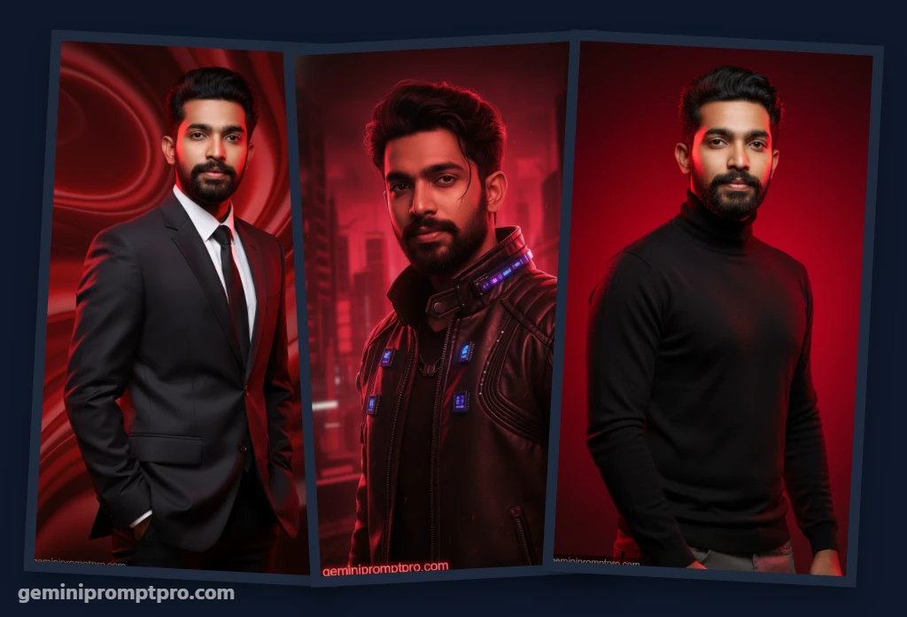 Best Gemini AI Photo Prompt: 6 Master the Trending Gradient Red Aesthetic