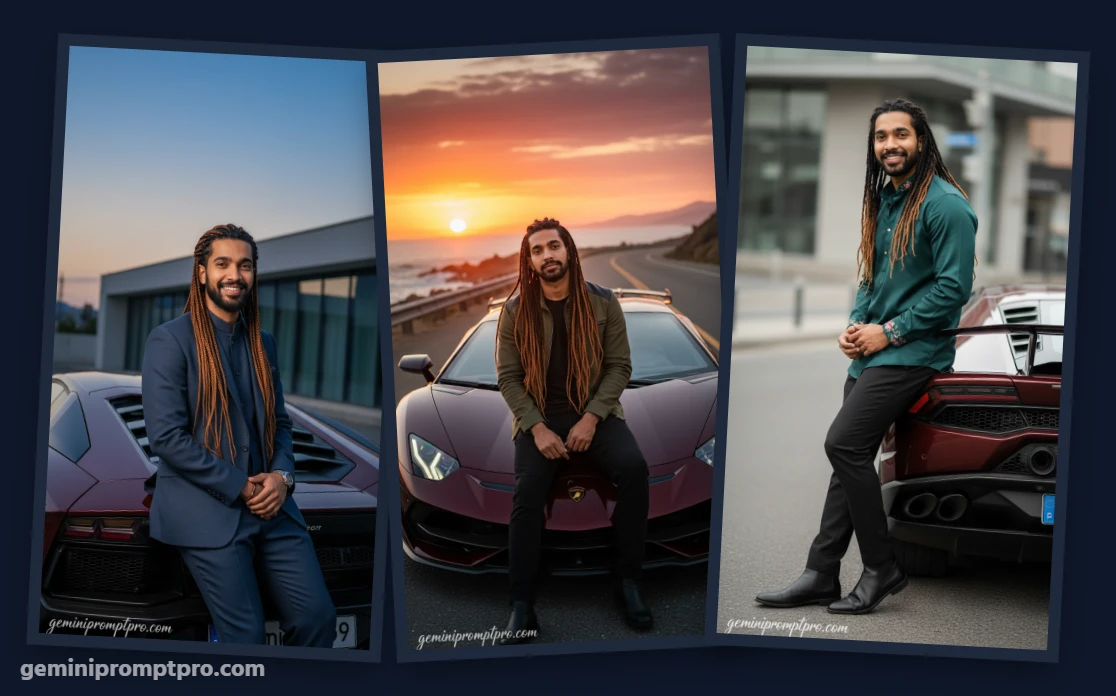 Top 5 Hyper-Realistic AI Portraits with Lamborghini: Best 8K Gemini Ai Prompts