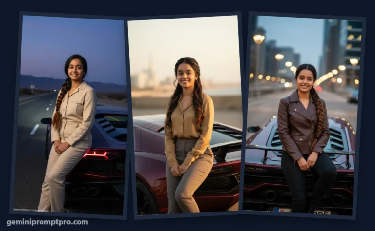 Top 5 Hyper-Realistic AI Portraits with Luxury Cars: Gemini AI Prompts for Girls (Copy & Paste Ready)