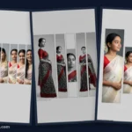 Multi-Pose Saree Slices Poster: Top 6 Gemini Ai Prompt Copy Paste